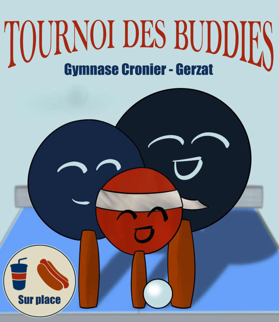 Tournoi « Les buddies » à  Gerzat le 22 février 2026